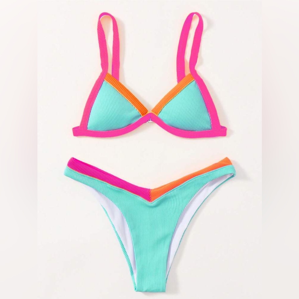 NWOT neon bikini